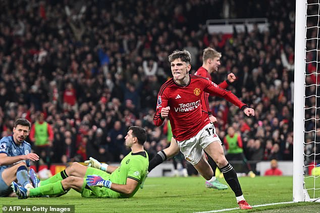 Alejandro Garnacho scored a brace in the second-half to get United back on level terms