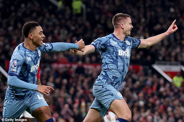 Leander Dendoncker (R) then doubled the visitors' advantage with a neat flick