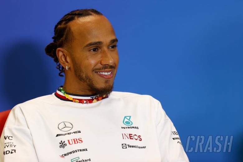 Hamilton provides important update on Brad Pitt F1 film