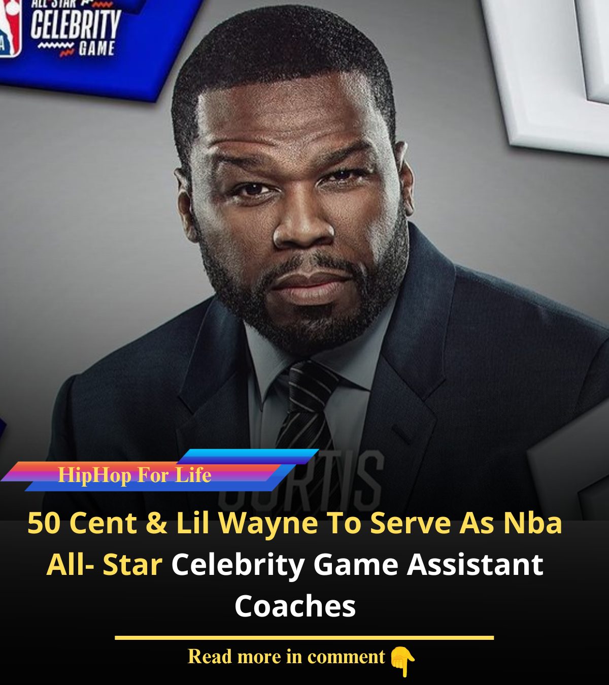 50 Cent & Lil Wayne To Serve As Nba Allstar Celebrity Game Assistant