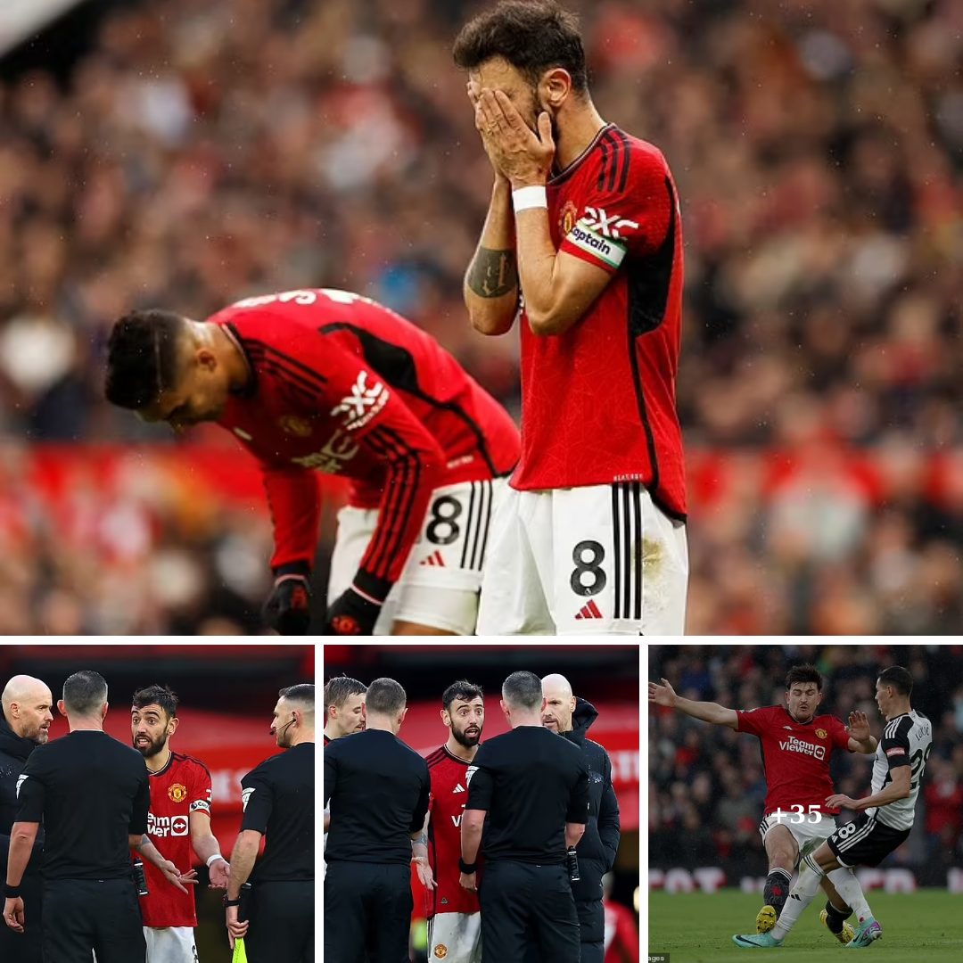 Manchester United Captain Bruno Fernandes Engaged In A Heated Argument ...