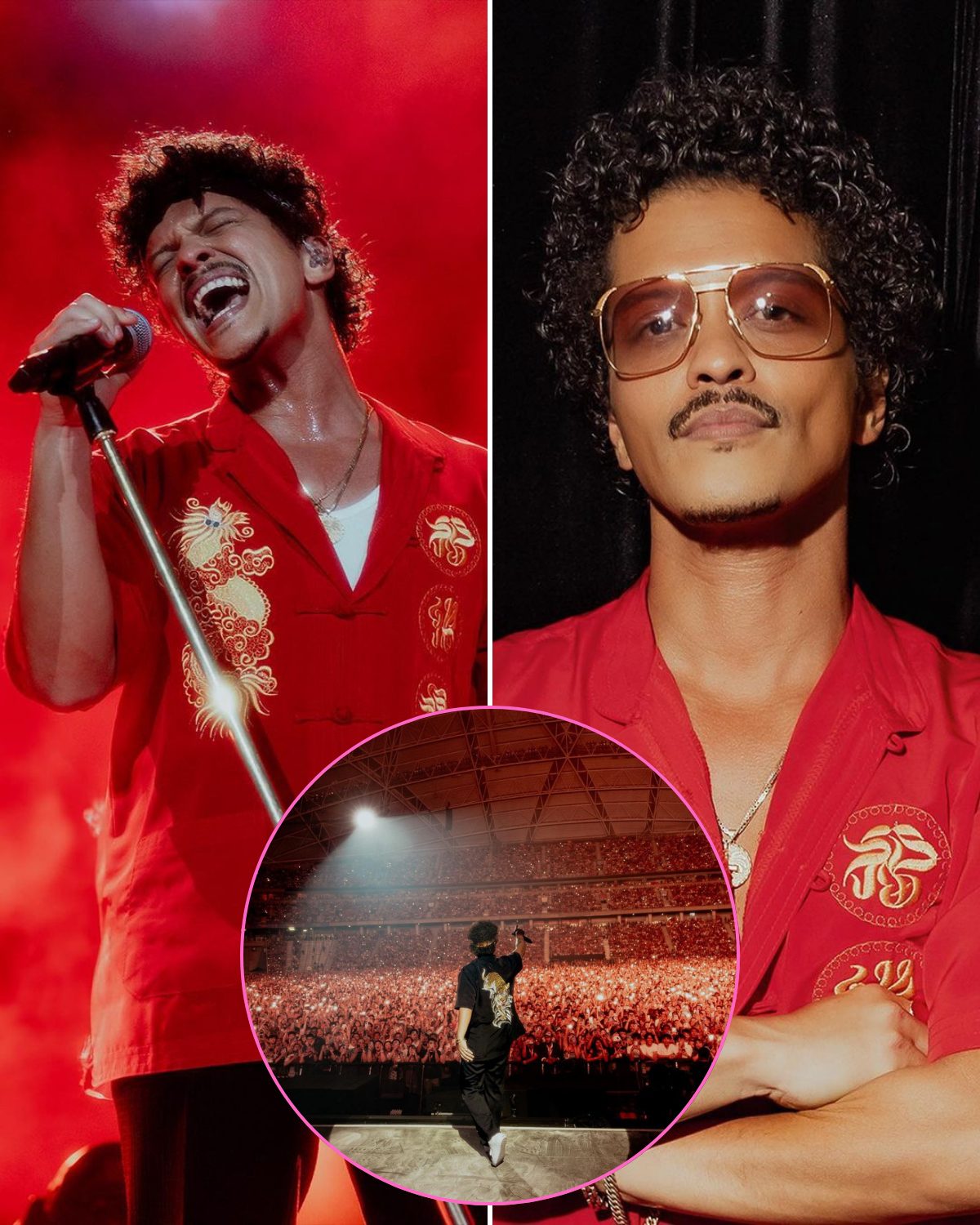 Bruno Mars Delivers Electrifying Performance In Singapore