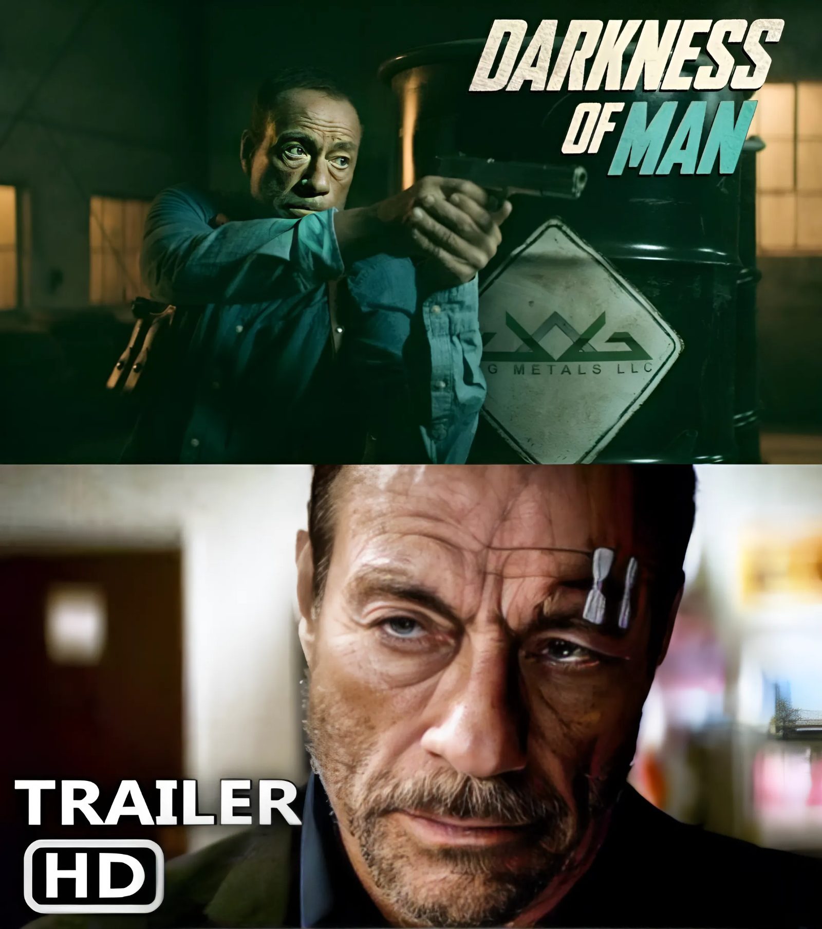 DARKNESS OF MAN (action movie 2024) with JeanClaude Van Damme